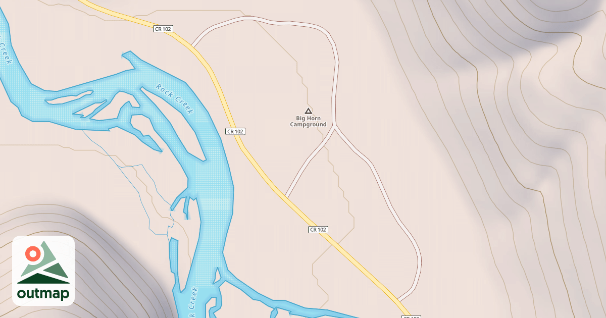 Map of BIG HORN CAMP