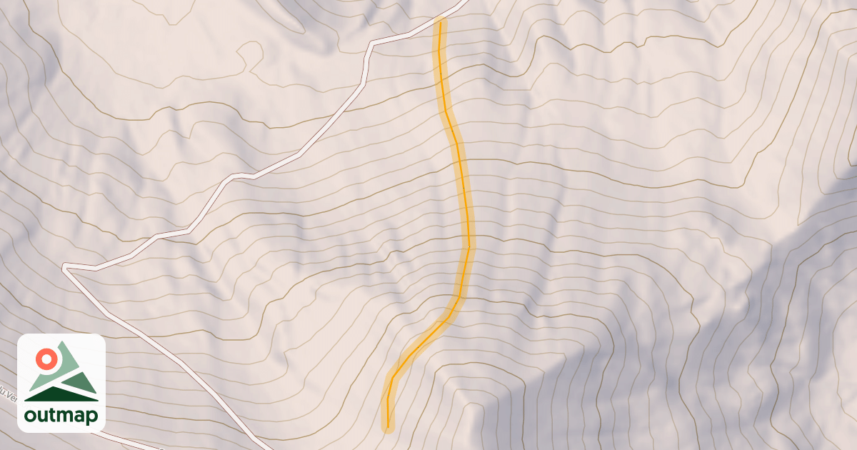 Map of Vallon de Seregnier Hors Piste