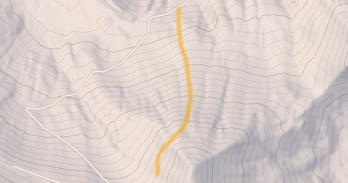Map preview of Vallon de Seregnier Hors Piste