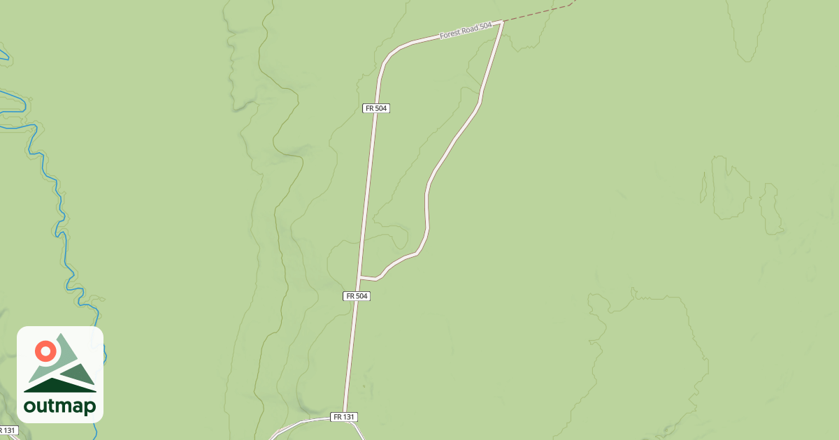 Map of FR 504