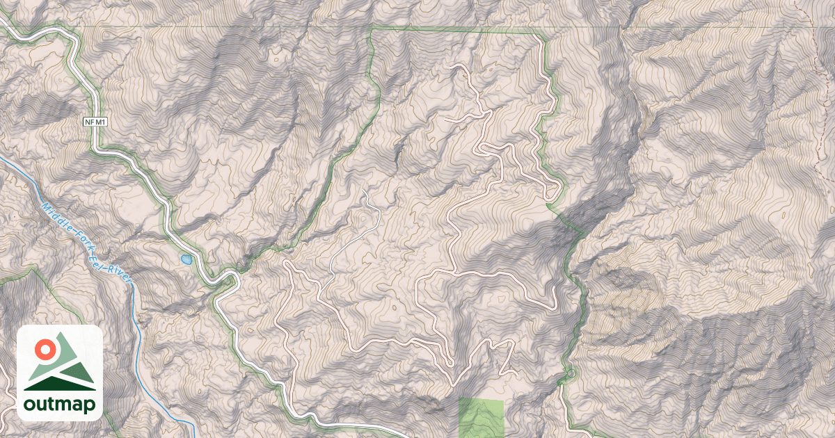 Map of ANT RIDGE