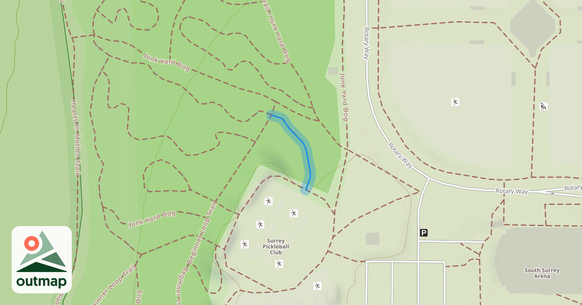 Map of Dyn-o-mite Roll / Junk Yard Dog