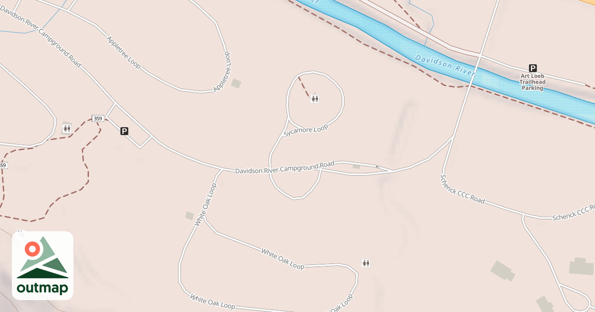 Map of DAVIDSON DUMP STATION