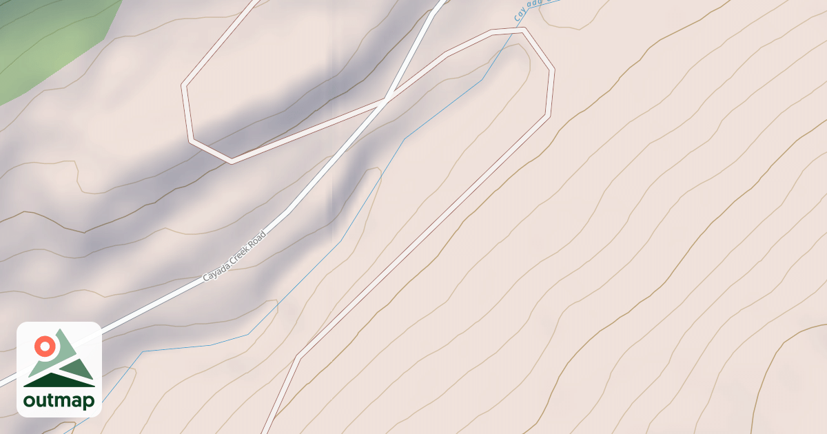 Map of CHENIUS CREEK