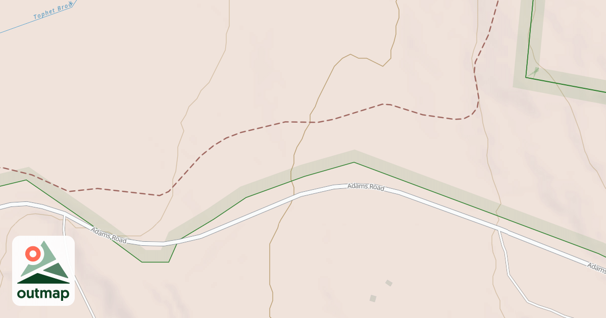 Map of Adams Sno-Drifters Trail