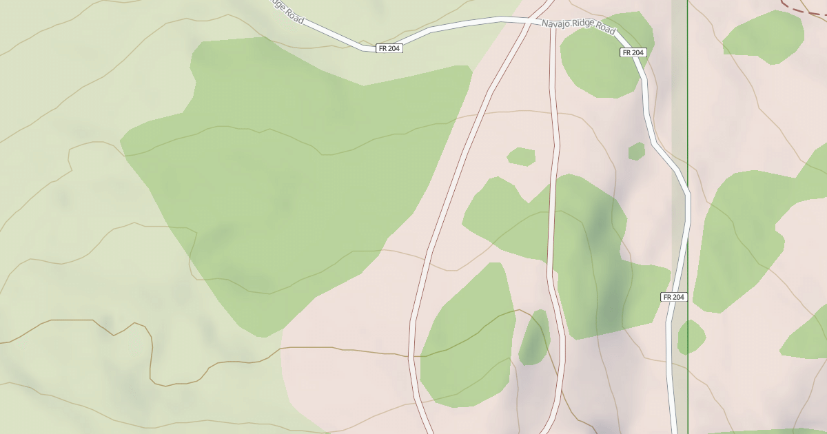 Map preview of Navajo Lake Snomobile