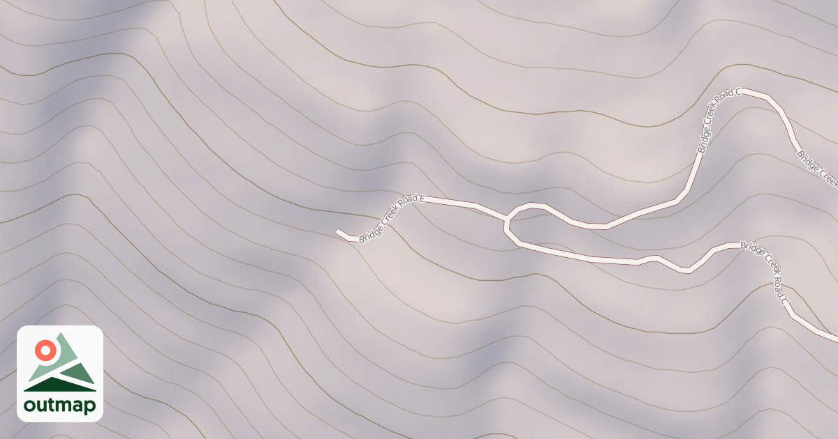 Map of BRIDGE CREEK E