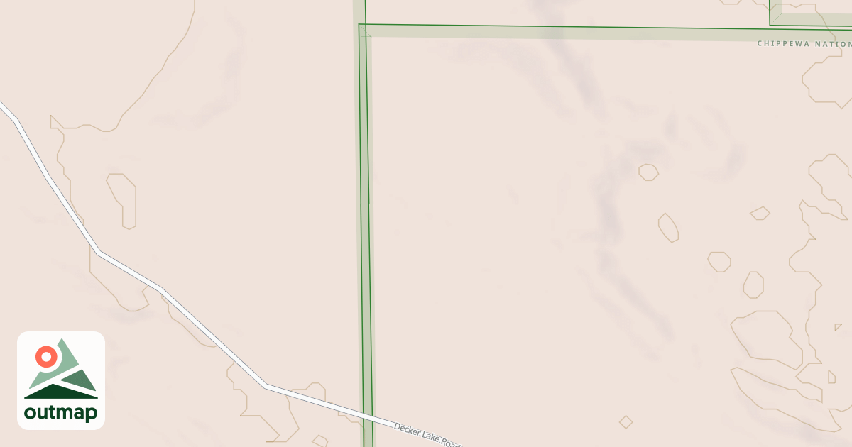 Map of DECKER LAKE SPUR K