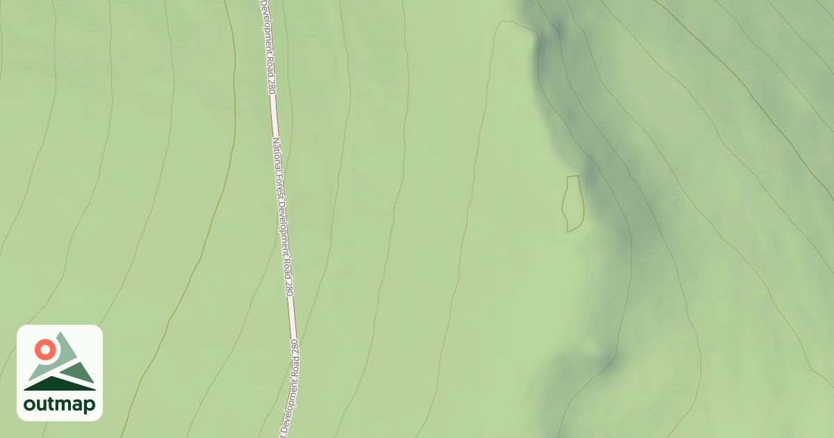 Map of USFS Motor Vehicle Use Map Roads {6FDC8E50-67BD-407E-9BC5-BF1E626F9639}