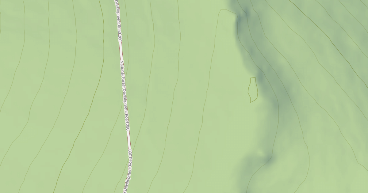 Map preview of USFS Motor Vehicle Use Map Roads {6FDC8E50-67BD-407E-9BC5-BF1E626F9639}