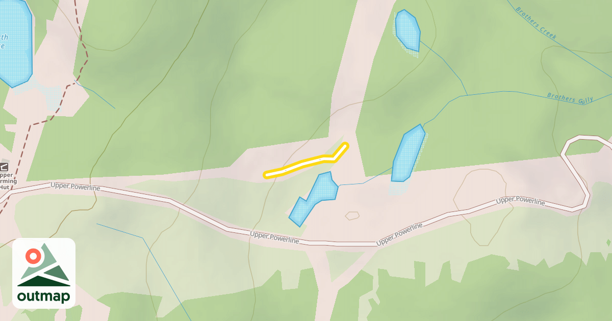 Map of Hunter's Powerline