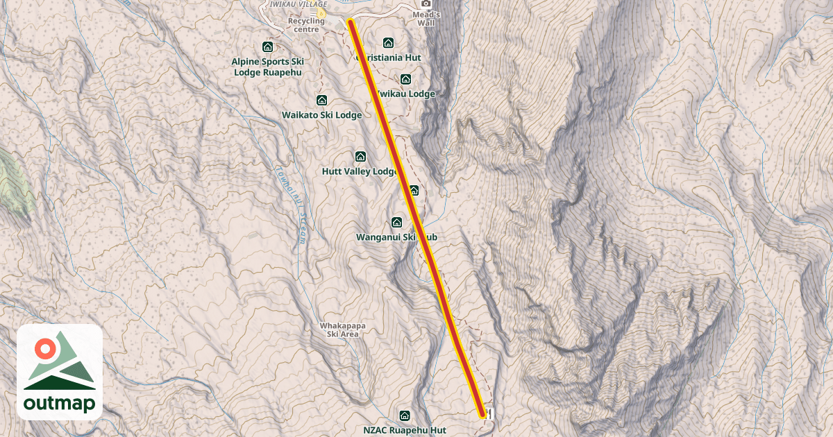 Map of Sky Waka Gondola