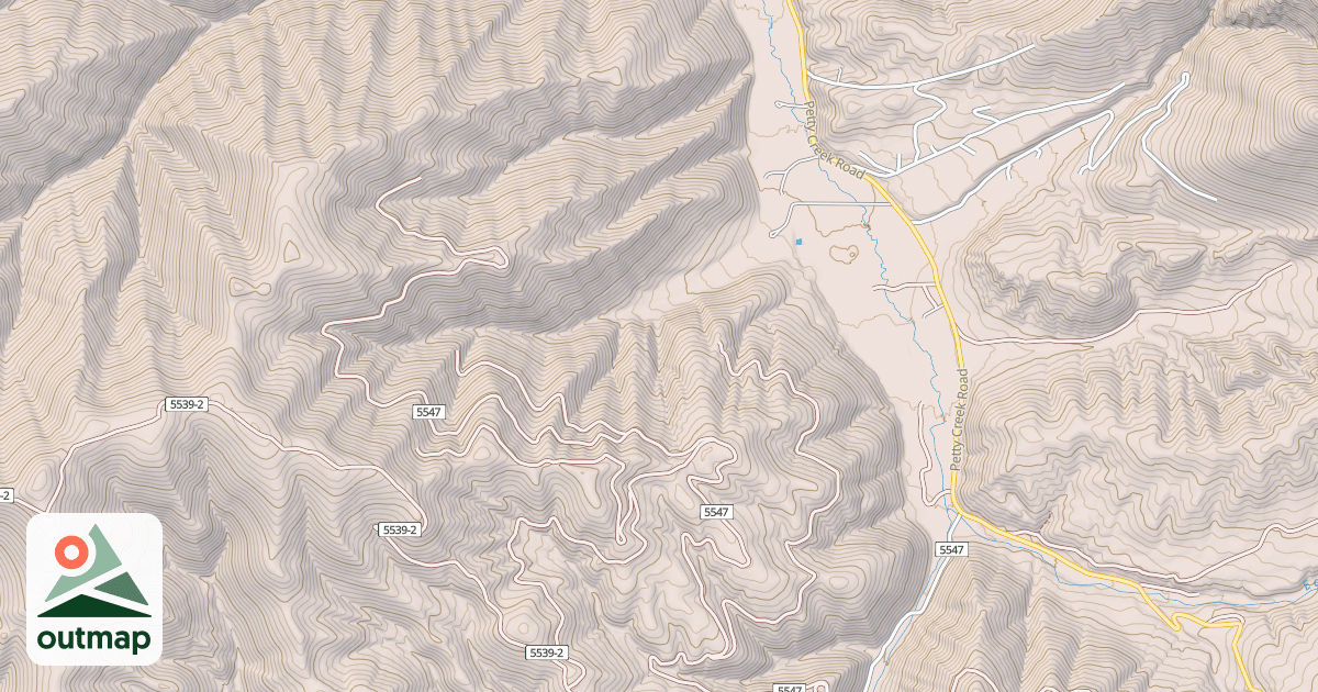 Map of GARDEN CREEK