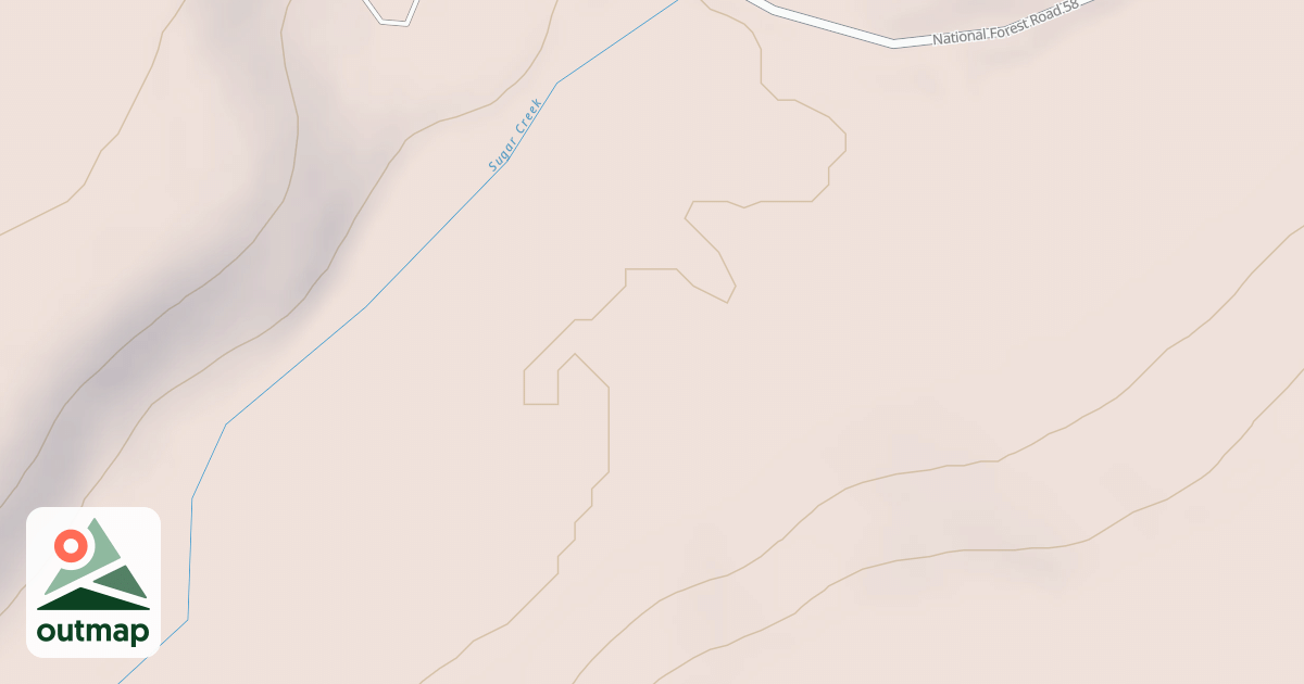 Map of SUGAR CREEK CAMPGROUND