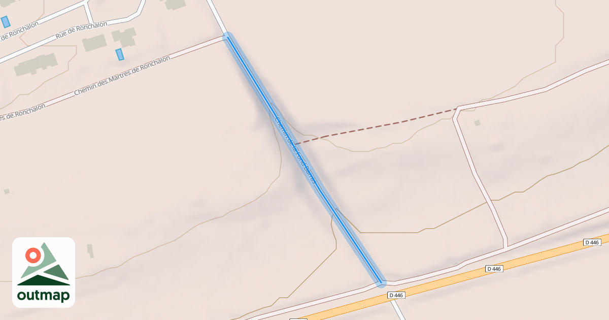 Map of Chemin de la Fond Barras