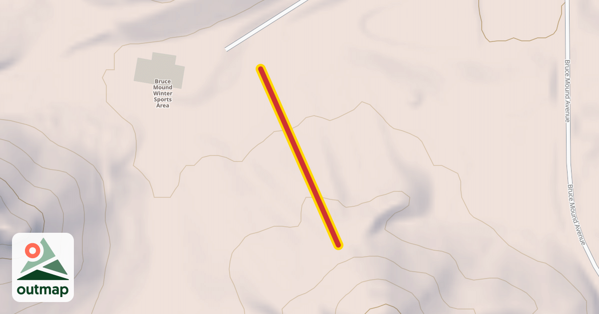 Map of Tubing Magic Carpet