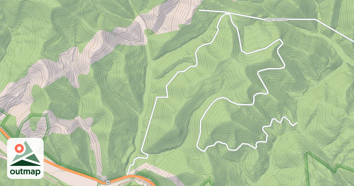 Map of GOODWIN RUN