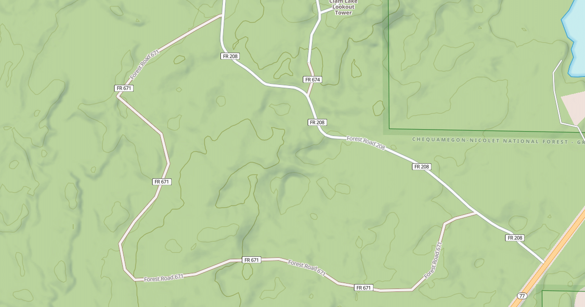 Map preview of FR 671