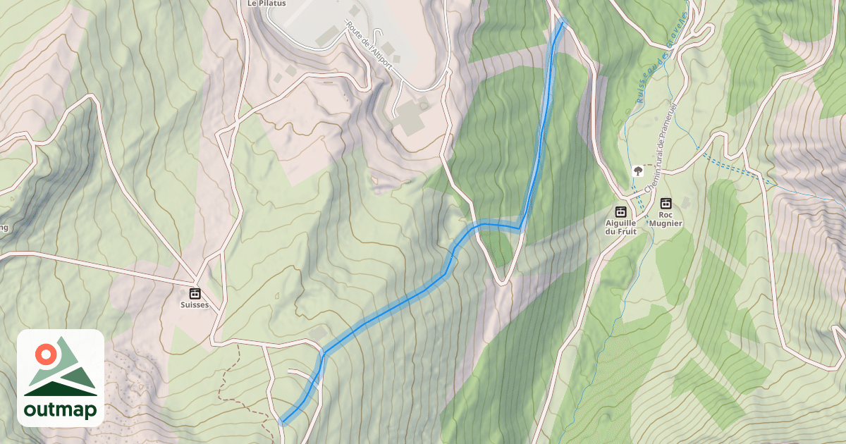 Map of Cave des Creux