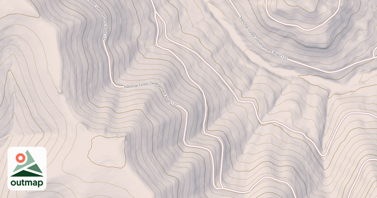 Map of GROUSE RIDGE TIE