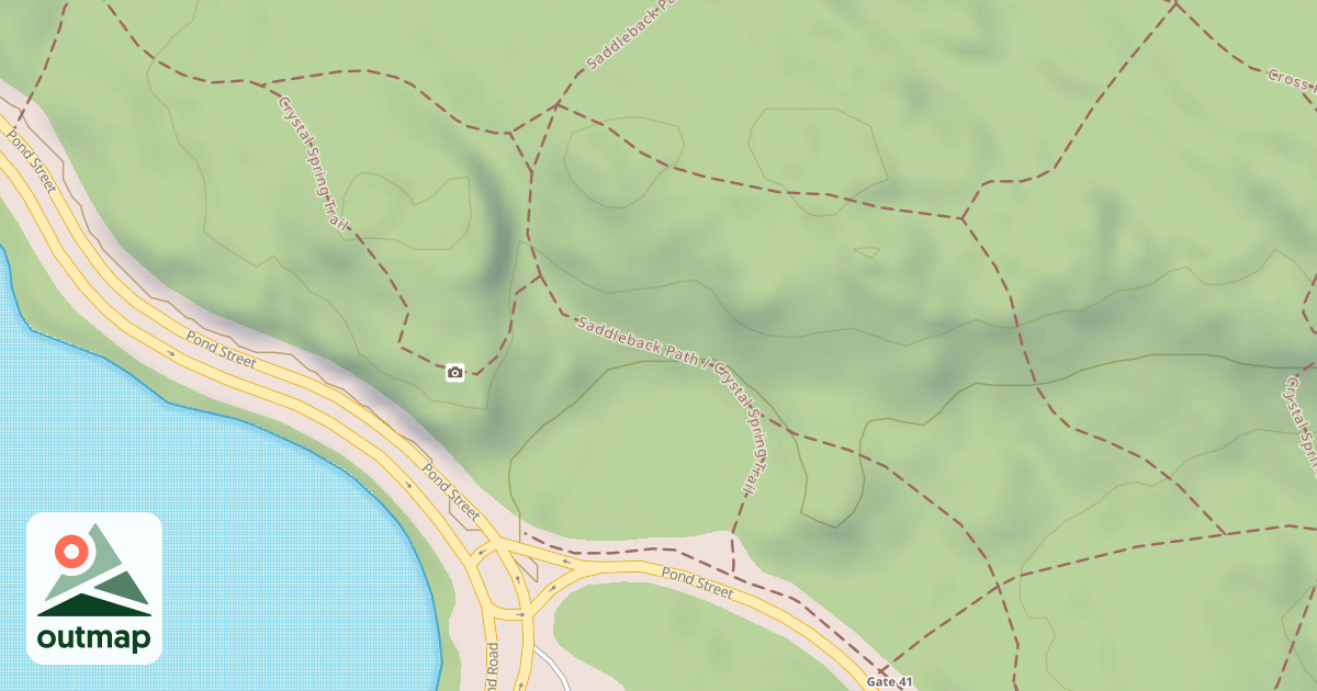 Map of Crystal Spring Trail