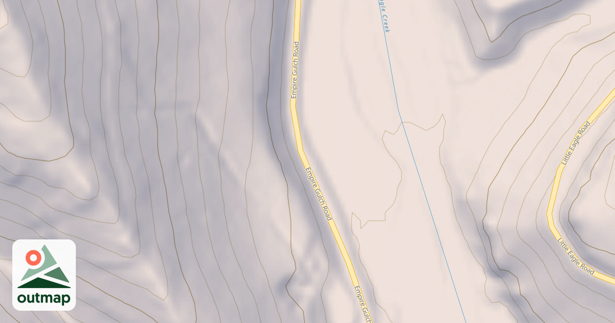 Map of Empire Gulch Snowmobile