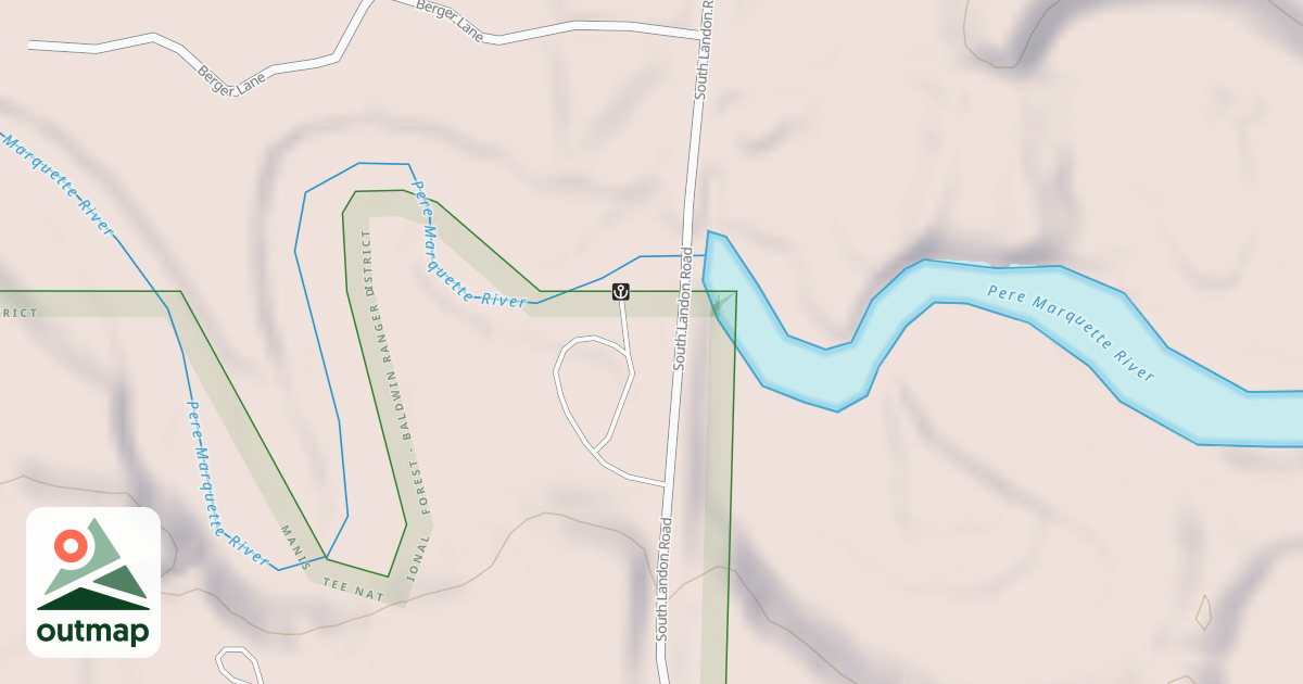 Map of LOWER BRANCH BRIDGE PARKING