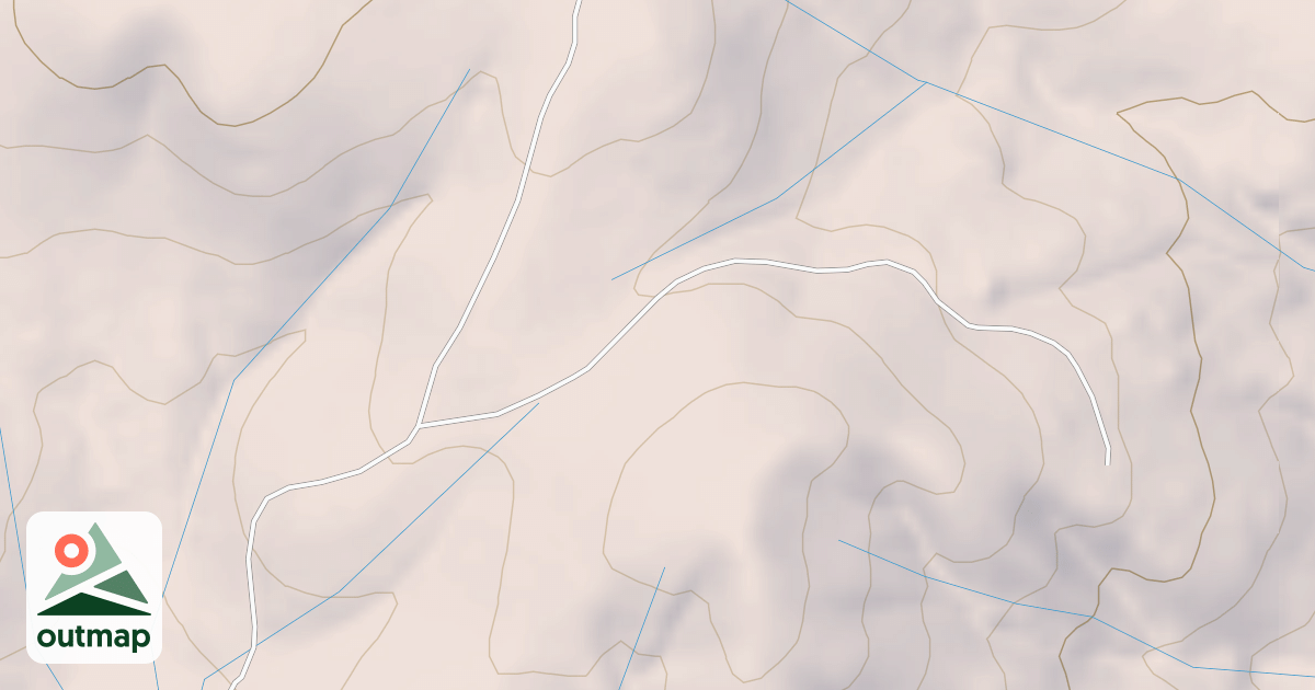 Map of BROKEN SHOVEL MINE B SPUR