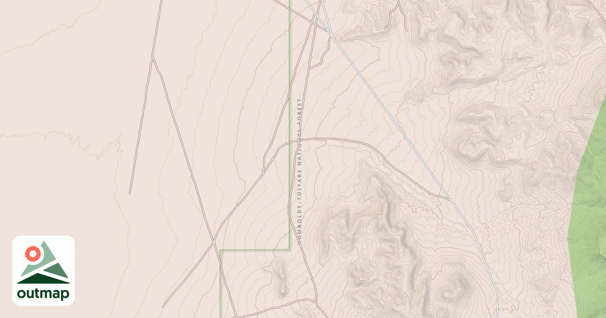 Map of BRONCO MINE BYPASS