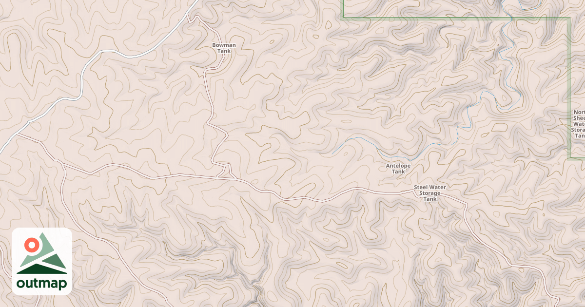 Map of ANTELOPE WELL