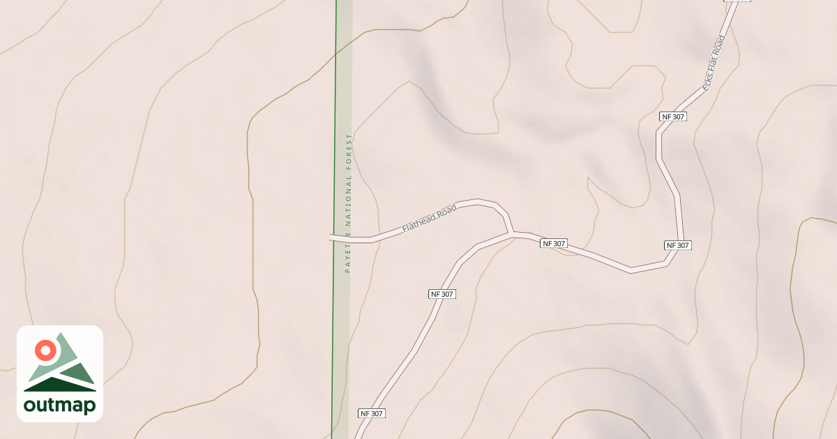 Map of FLATHEAD