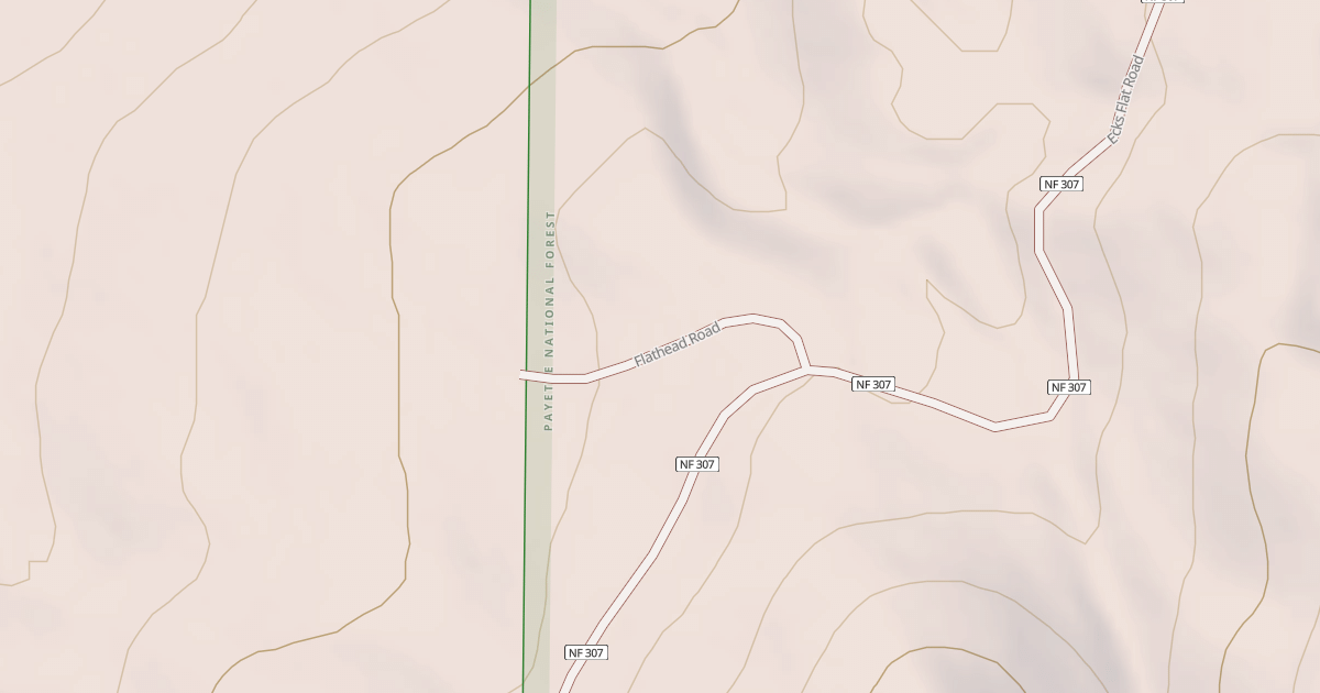 Map preview of FLATHEAD