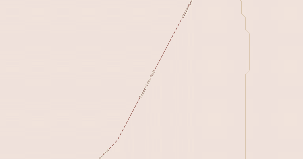 Map preview of Copper Lake Trail