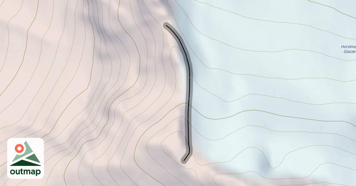 Map of Saudan Couloir Traverse