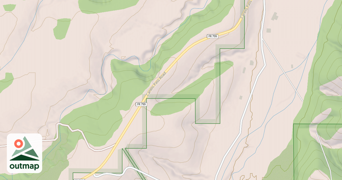Map of CANELO PASS
