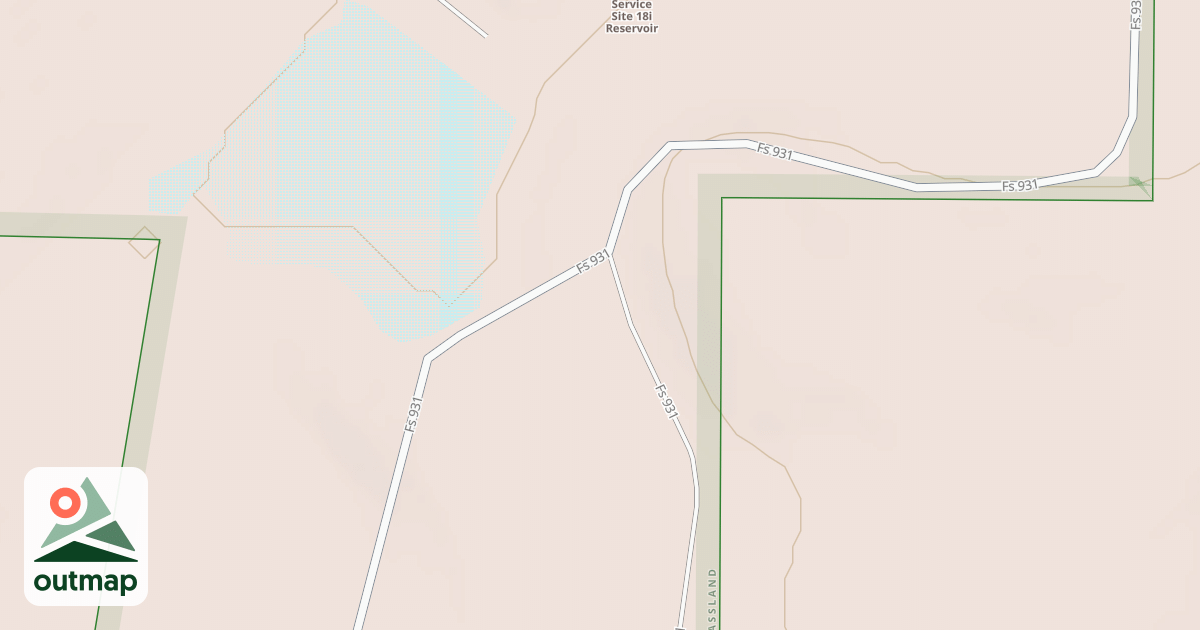 Map of BICKLEY POND