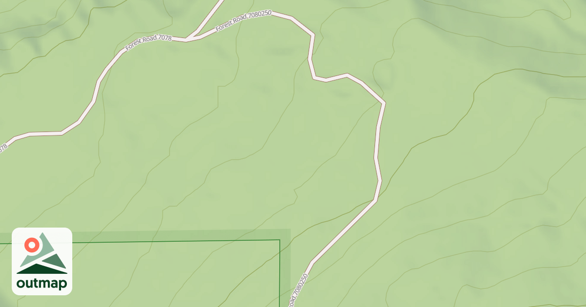 Map of USFS Motor Vehicle Use Map Roads {88EDAACB-C44F-4D36-8287-664BB1E188C1}