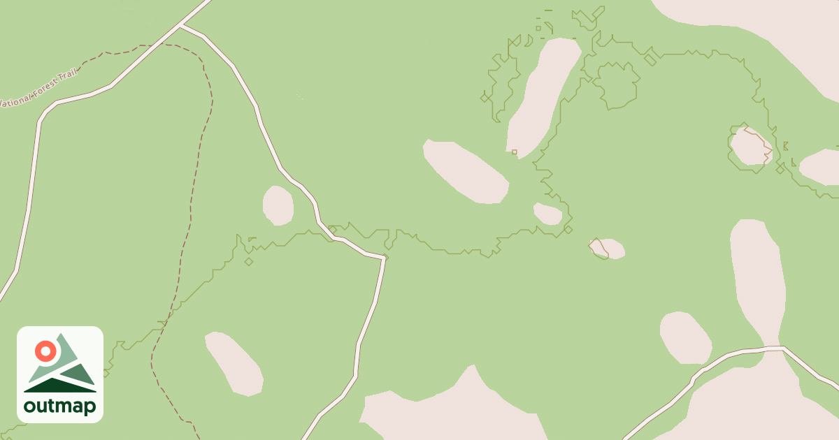 Map of USFS National Forest System Roads {E906AA26-5B7A-4AEA-85A8-5E8D3972E400}