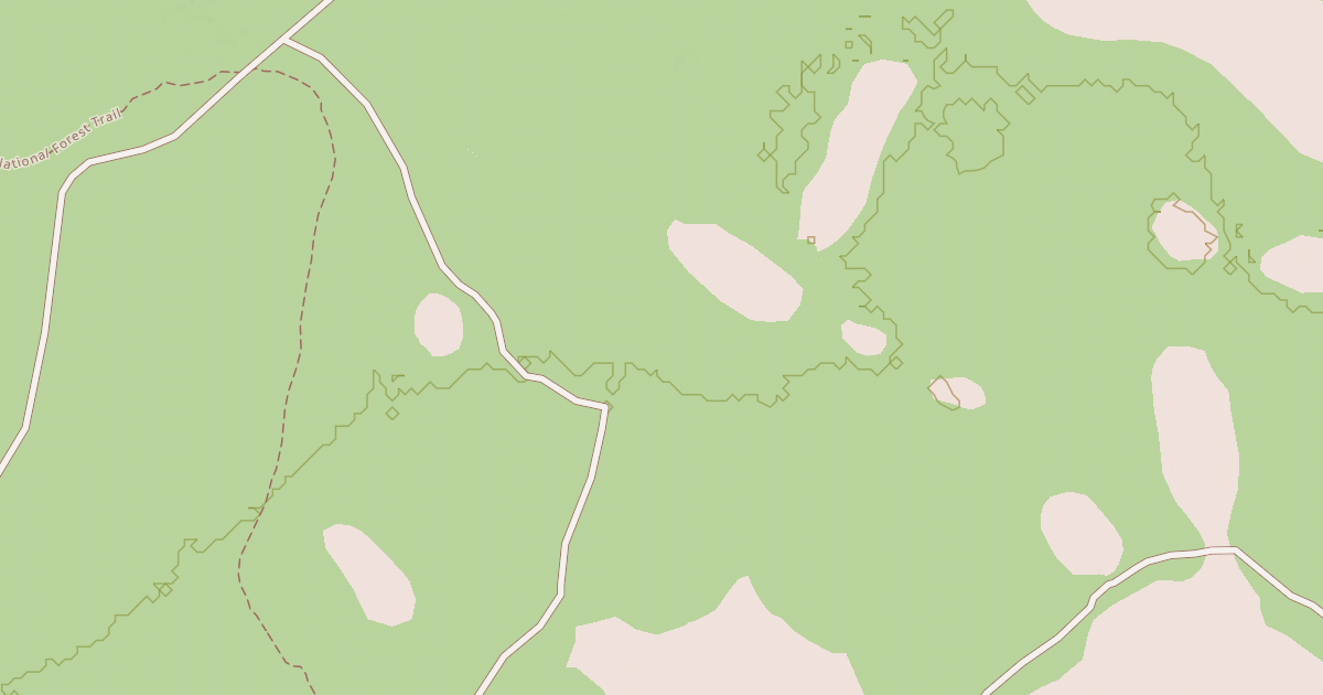 Map preview of USFS National Forest System Roads {E906AA26-5B7A-4AEA-85A8-5E8D3972E400}