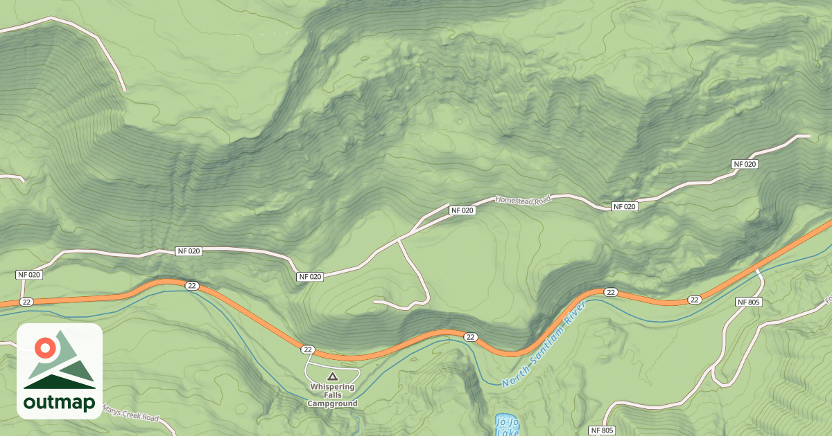 Map of HOMESTEAD ROAD
