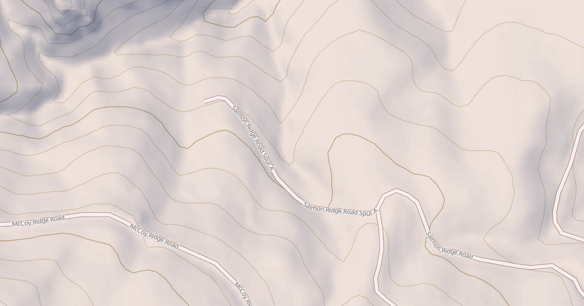 Map preview of SALMON RIDGE SPUR A