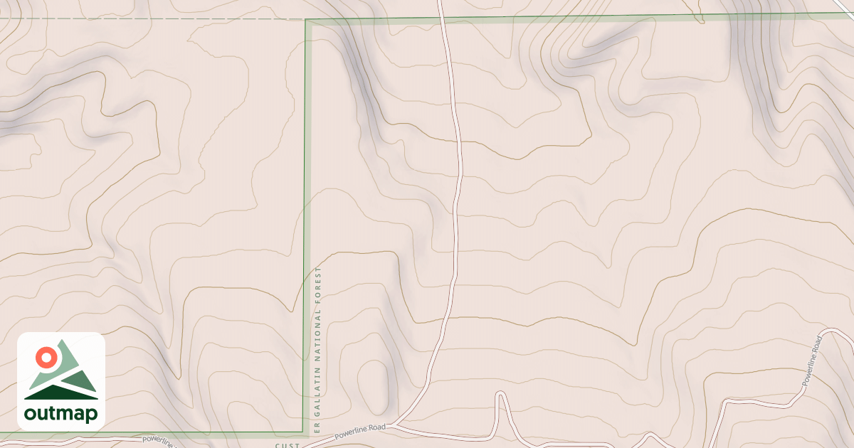 Map of ELK SPRINGS