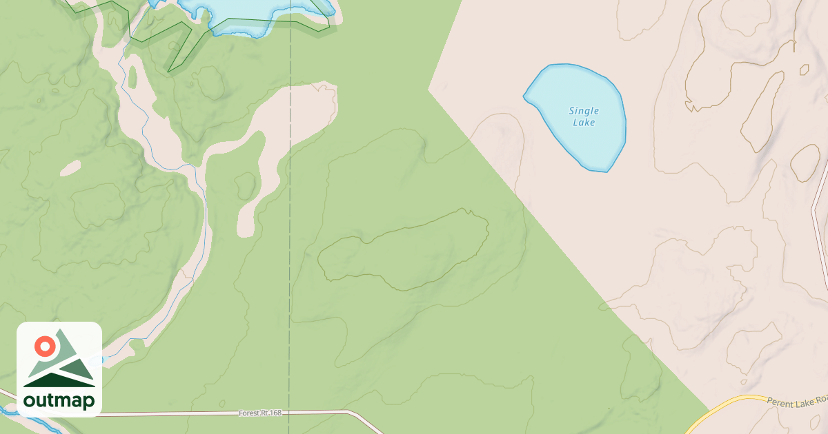 Map of HOG CREEK SPUR A