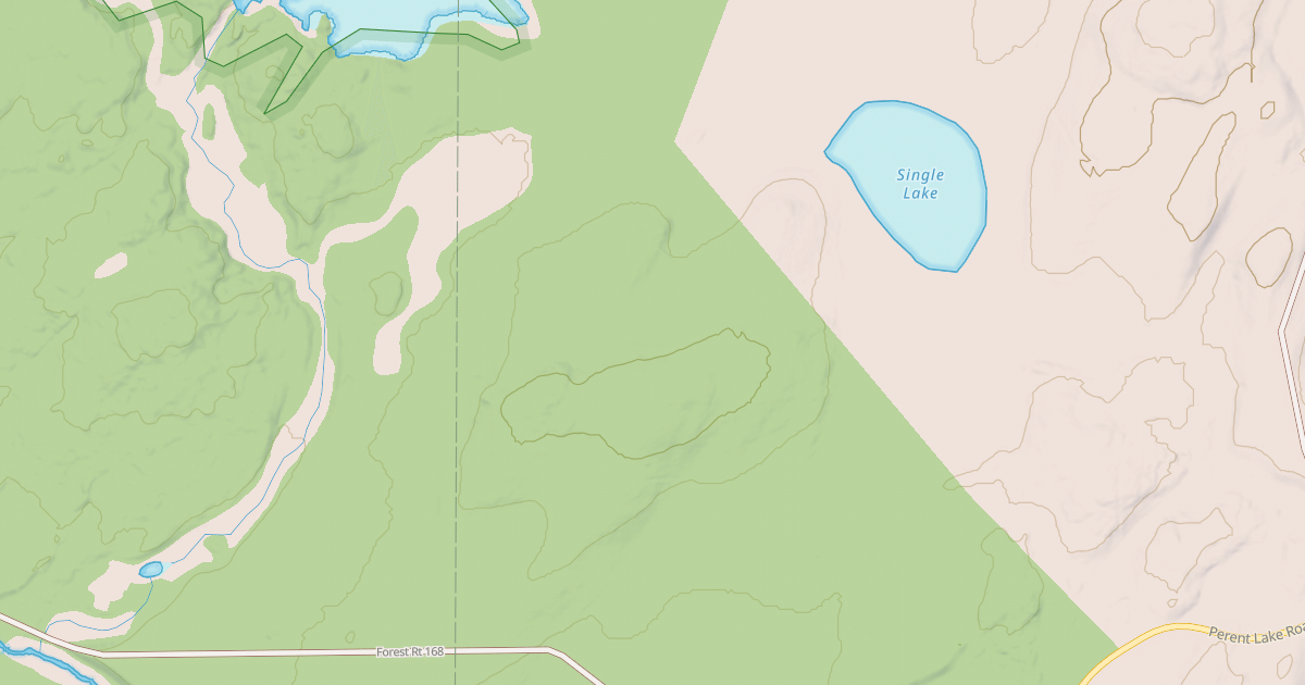 Map preview of HOG CREEK SPUR A