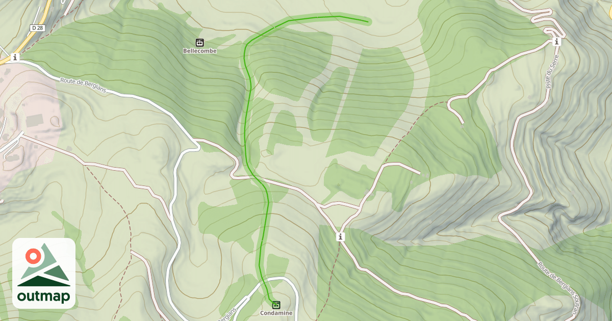 Map of Gros Vallon