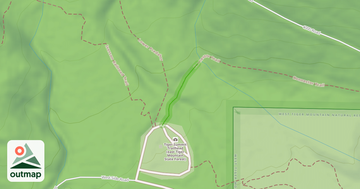 Map of Connector Trail