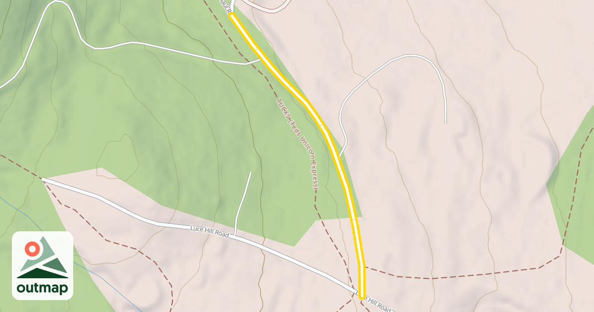 Map of Haul Road