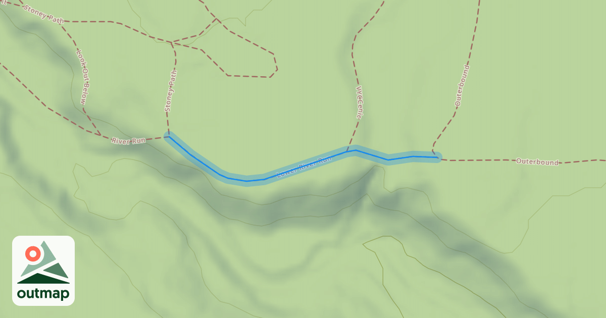 Map of Lower River Run