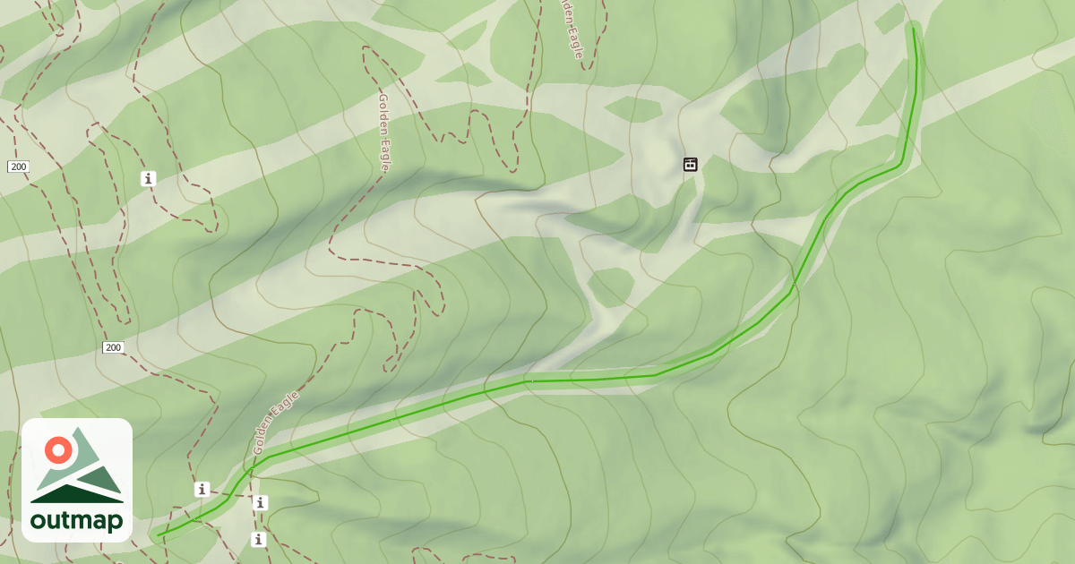 Map of Fred's Run Lower