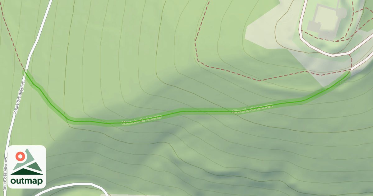 Map of Chemin de Lorette